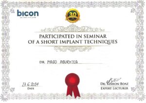 Short Implant Techniques Diploma Magd Abu Rkiea